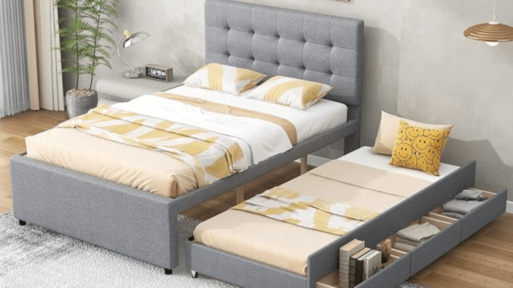 Beds with trundles for Elegant guest room 